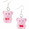 Cheap 👍 Pink Teddy Bear Dangle Earrings 😍 -Playboy Shop 03775061 a