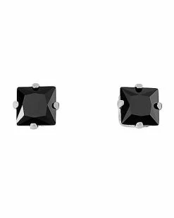Hot Sale ⌛ Black CZ Square Stud Earrings 👍