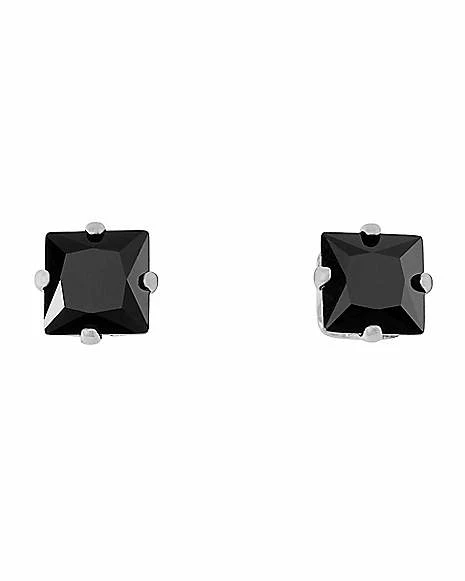 Hot Sale β Black CZ Square Stud Earrings π 3 Hot Sale β Black CZ Square Stud Earrings π