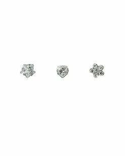 Discount π₯ Multi-Pack Clear Gem Heart Star Flower Screw Nose Rings 3 Pack - 22 Gauge π 5 Discount π₯ Multi-Pack Clear Gem Heart Star Flower Screw Nose Rings 3 Pack - 22 Gauge π -Playboy Shop 03779485 b