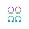 Top 10 😍 Multi-Pack Rainbow Captive Rings and Horseshoe Rings 2 Pair - 16 Gauge 🌟 -Playboy Shop 03785060 a