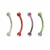 Budget 😍 Multi-Pack CZ Red and Green Curved Barbells 4 Pack - 16 Gauge 🔥 -Playboy Shop 03785326 a