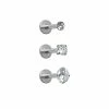 Coupon 🎁 Multi-Pack Round and Prong CZ Labret Lip Rings 3 Pack - 16 Gauge 🌟 -Playboy Shop 03785516 a