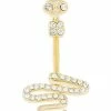 Best Pirce 🎉 CZ Goldplated Snake Belly Ring - 14 Gauge 🤩 2 Best Pirce 🎉 CZ Goldplated Snake Belly Ring - 14 Gauge 🤩 -Playboy Shop 03787504 a