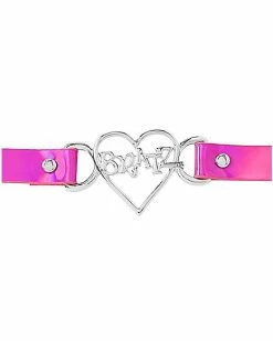 Outlet 𧨠Iridescent Heart Bratz Choker Necklace π₯° 5 Outlet 𧨠Iridescent Heart Bratz Choker Necklace π₯° -Playboy Shop 03790920 b