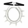 Best Sale 🥰 Multi-Pack Spike Chain and Lock Choker Necklaces - 3 Pack ✔️ -Playboy Shop 03791431 a
