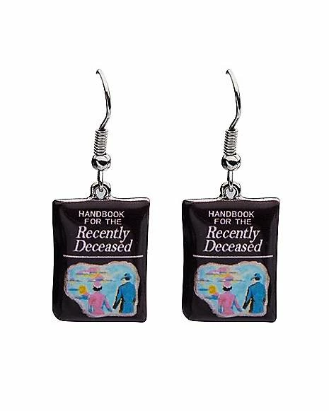 Coupon π Recently Deceased Beetlejuice Dangle Earrings - 22 Gauge π 3 Coupon π Recently Deceased Beetlejuice Dangle Earrings - 22 Gauge π