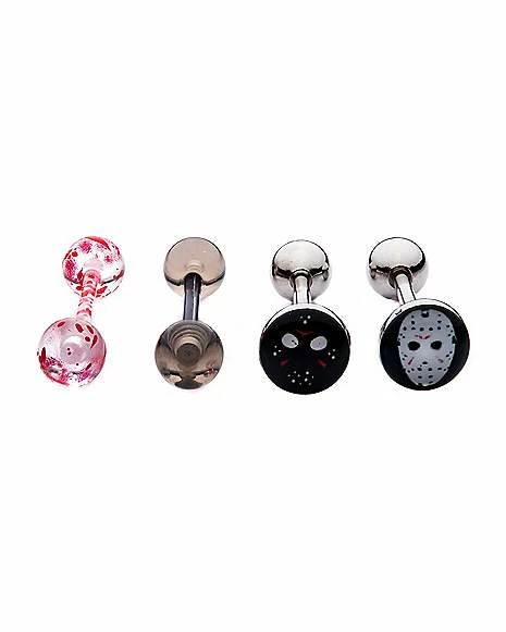 Deals π Multi-Pack Jason Voorhees Mask Barbells 4 Pack 14 Gauge - Friday the 13th π― 3 Deals π Multi-Pack Jason Voorhees Mask Barbells 4 Pack 14 Gauge - Friday the 13th π―
