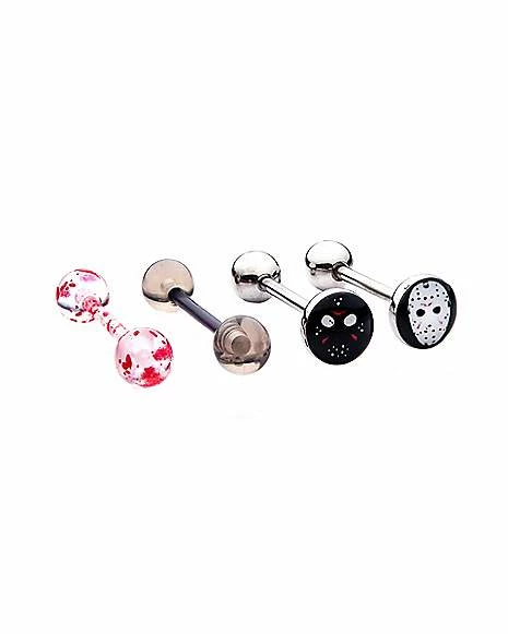 Deals π Multi-Pack Jason Voorhees Mask Barbells 4 Pack 14 Gauge - Friday the 13th π― 5 Deals π Multi-Pack Jason Voorhees Mask Barbells 4 Pack 14 Gauge - Friday the 13th π― - Image 3