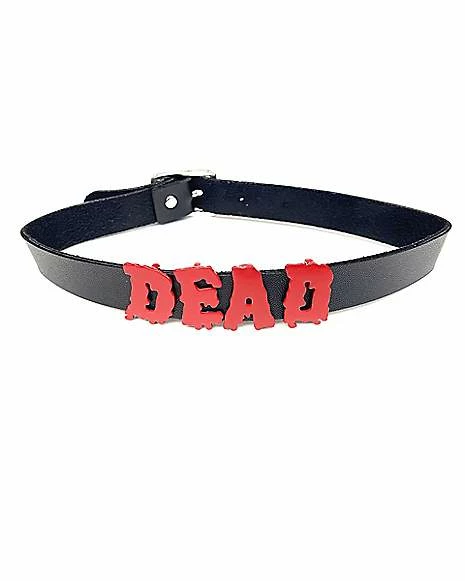 Hot Sale π Black and Red Dead Drip Choker Necklace π 3 Hot Sale π Black and Red Dead Drip Choker Necklace π