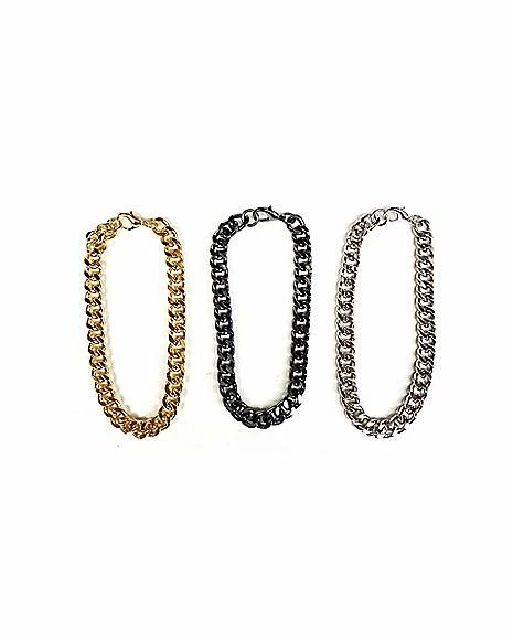 Best deal π Multi-Pack Goldtone Black and Silvertone Chain Bracelets - 3 Pack βοΈ 4 Best deal π Multi-Pack Goldtone Black and Silvertone Chain Bracelets - 3 Pack βοΈ - Image 2