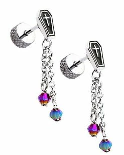 Best reviews of 🎁 Coffin Dangle Fake Plugs - 18 Gauge ✨ -Playboy Shop 03802030 c