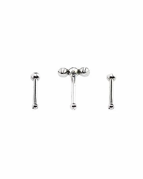 Hot Sale βοΈ Multi-Pack CZ Stud Nose Rings 3 Pack - 18 Gauge π€© 10 Hot Sale βοΈ Multi-Pack CZ Stud Nose Rings 3 Pack - 18 Gauge π€© - Image 8