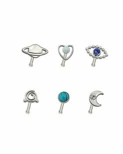 Best deal π Multi-Pack CZ Galaxy Bone Nose Rings 6 Pack - 20 Gauge π 13 Best deal π Multi-Pack CZ Galaxy Bone Nose Rings 6 Pack - 20 Gauge π -Playboy Shop 03802691 b