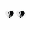 Promo ❤️ Yin Yang Heart Fake Plugs - 18 Gauge 🎁 2 Promo ❤️ Yin Yang Heart Fake Plugs - 18 Gauge 🎁 -Playboy Shop 03802808 a