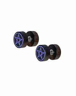 Coupon 💯 Pentagram Fake Plugs - 18 Gauge ❤️