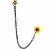 Best Pirce 🧨 Multi-Pack Bee and Sunflower Chain Cartilage Earring 2 Pack - 18 Gauge 🎁 -Playboy Shop 03803897 a