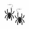 Discount 🌟 Black Spider Dangle Earrings 🛒