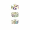 Deals 🥰 Multi-Pack Stars Iridescent and Confetti Rings 3 Pack ❤️ -Playboy Shop 03804341 a