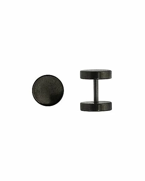 Best Sale π― Black Fake Plugs - 18 Gauge π 4 Best Sale π― Black Fake Plugs - 18 Gauge π - Image 2