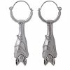 Discount ⭐ Wrapped Bat Hoop Dangle Earrings 😀