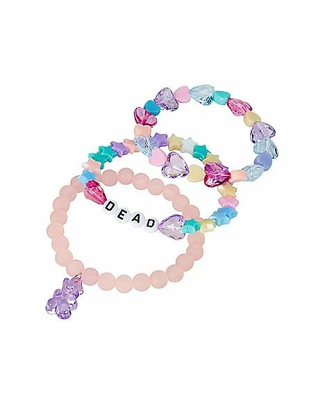 Brand new β Multi-Pack Hearts and Stars Beaded Bracelets - 3 Pack π 3 Brand new β Multi-Pack Hearts and Stars Beaded Bracelets - 3 Pack π