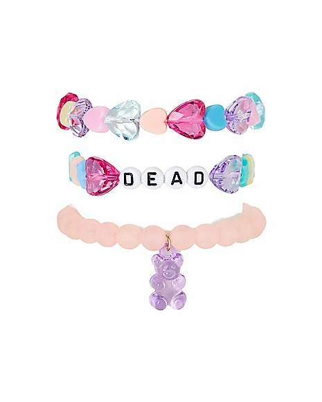 Brand new β Multi-Pack Hearts and Stars Beaded Bracelets - 3 Pack π 4 Brand new β Multi-Pack Hearts and Stars Beaded Bracelets - 3 Pack π - Image 2