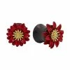 Best Sale π€© Red Daisy Wood Plugs - 00 Gauge β€οΈ 2 Best Sale π€© Red Daisy Wood Plugs - 00 Gauge β€οΈ -Playboy Shop 03805520 a