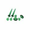 Discount 😍 Multi-Pack Metallic Green Alien Fake Tapers and Plugs 2 Pair - 18 Gauge 🥰