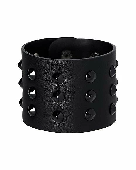 Cheapest ✔️ Spiked Stud Cuff Bracelet 🤩 3 Cheapest ✔️ Spiked Stud Cuff Bracelet 🤩