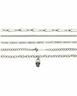 Buy 😍 Multi-Pack Skull Pin Sword Chain Bracelets - 5 Pack 😍 -Playboy Shop 03806619 b