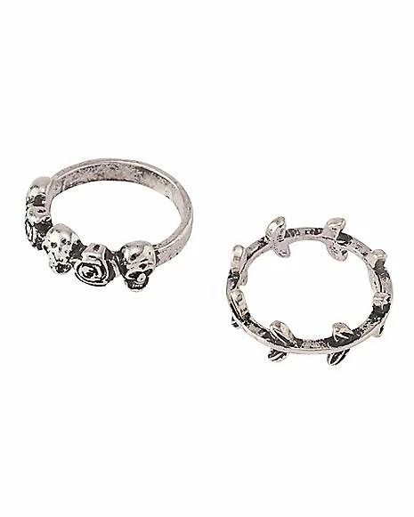 Cheapest π Multi-Pack Skull Stone and Rose Rings - 5 Pack π 5 Cheapest π Multi-Pack Skull Stone and Rose Rings - 5 Pack π - Image 3
