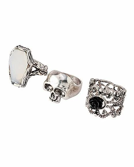 Cheapest π Multi-Pack Skull Stone and Rose Rings - 5 Pack π 6 Cheapest π Multi-Pack Skull Stone and Rose Rings - 5 Pack π - Image 4