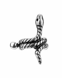 Deals ✔️ Coiled Snake Cartilage Barbell Cuff Earring - 18 Gauge ⭐