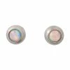 Hot Sale 😉 White Opal-Effect Stud Earrings - 20 Gauge 🌟 -Playboy Shop 03807096 a