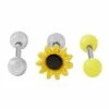 Hot Sale 🔔 Multi-Pack Sunflower Cartilage Barbells 3 Pack - 16 Gauge ⭐