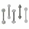 Discount 🥰 Multi-Pack Faux Opal Spike Barbells 5 Pack - 16 Gauge 🤩 -Playboy Shop 03808128 a