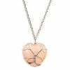 Cheapest ✨ Rose Quartz Cage Stone Heart Chain Necklace 🔥 -Playboy Shop 03813615 a