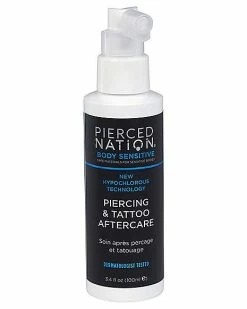 Budget 🎁 Pierced Nation Piercing and Tattoo Aftercare Spray - 3.4 oz. 🔥
