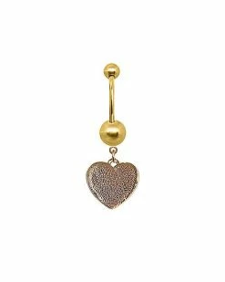 Discount 🛒 Angel Heart Dangle Belly Ring - 14 Gauge 😍 -Playboy Shop 03814548 b