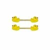 Best reviews of 😀 Yellow Duck Nipple Barbells - 14 Gauge 👏 -Playboy Shop 03814639 a