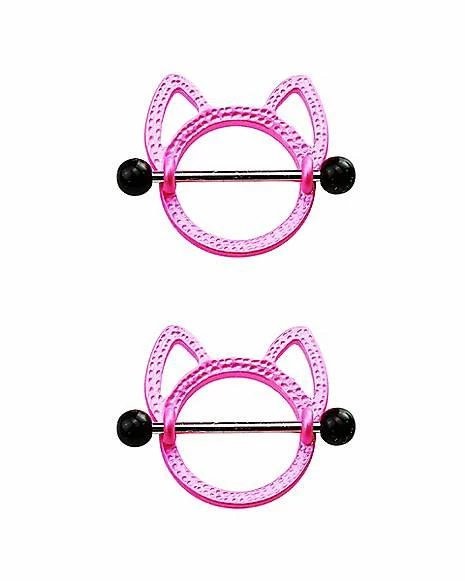 Top 10 π Pink Cat Nipple Shields - 14 Gauge π 6 Top 10 π Pink Cat Nipple Shields - 14 Gauge π - Image 4