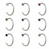 Coupon 🥰 Multi-Pack CZ Multi-Color Hoop Nose Rings 9 Pack - 20 Gauge 😀 -Playboy Shop 03815214 a