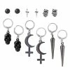 Budget 🎁 Multi-Pack Spike Skull Sword Stud and Dangle Earrings - 6 Pack 😉 1 Budget 🎁 Multi-Pack Spike Skull Sword Stud and Dangle Earrings - 6 Pack 😉 -Playboy Shop 03816568 a