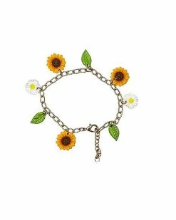 Wholesale 🤩 Sunflower Daisy Charm Bracelet 😉