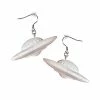 Best reviews of 👏 Iridescent Spaceship Dangle Earrings - 18 Gauge 💯 -Playboy Shop 03817012 a