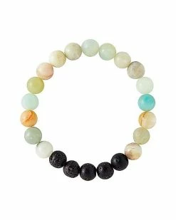 Promo 🥰 Lava with Amazonite Bead Bracelet 🥰 -Playboy Shop 03817285 b