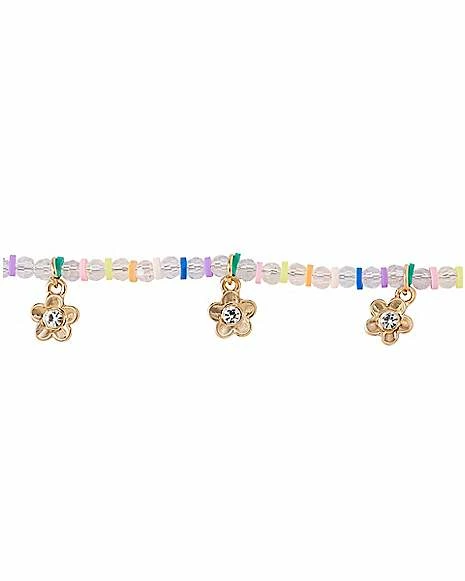 Cheapest π Charm Bead Flower Choker β 4 Cheapest π Charm Bead Flower Choker β - Image 2