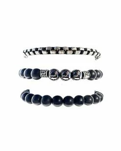 Best Sale 😀 Multi-Pack Beaded and Chain Bracelets - 3 Pack 😉