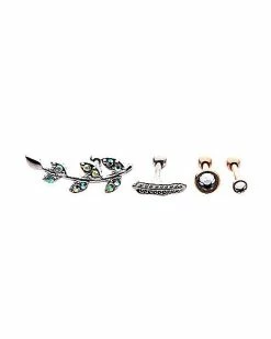 Best reviews of 😍 Multi-Pack CZ Leaf Cartilage Earrings 4 Pack - 18 Gauge 🛒 -Playboy Shop 03818408 a